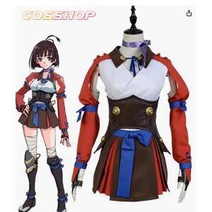 甲鉄城のカバネリ こうてつじょうのカバネリ KABANERI OF THE IRON FORTRESS 無名 むめい 戦闘服 風 コスプレ衣装 演出服 変装 cosplay 仮装