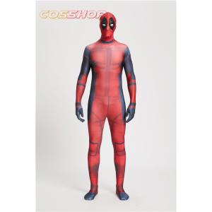 デッドプール Deadpool 全身タイツ ライラク 通気 柔らかい 弾力と伸縮性あり コスプレ衣装 COS Cosplay アニメ コスチューム