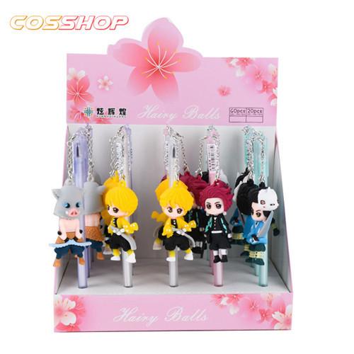 鬼滅の刃 炭治郎　善逸　　杏寿郎　伊之助　ボールペン 20本セットキャラクター ペン　文具 文房具　...