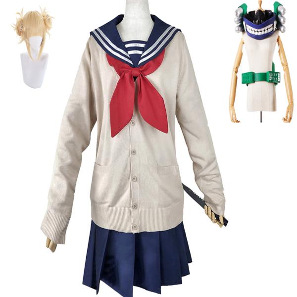 僕のヒーローアカデミー渡我 被身子　トガヒミコ 風 コスプレ衣装　ウィッグと道具セット追加可能 イベ...