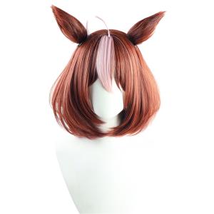 ウマ娘プリティーダービー カレンブーケドール 風 コスプレウィッグ