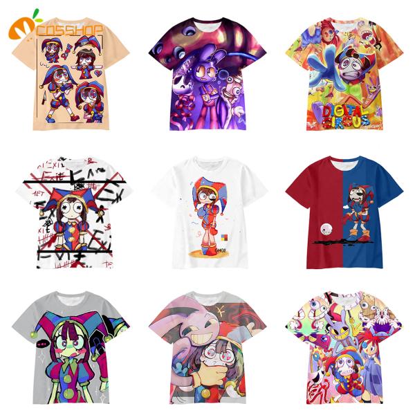 ザ アメイジング デジタル サーカス 半袖Tシャツ 子供服 大人服 夏服 上着 コスプレ衣装 ハ...