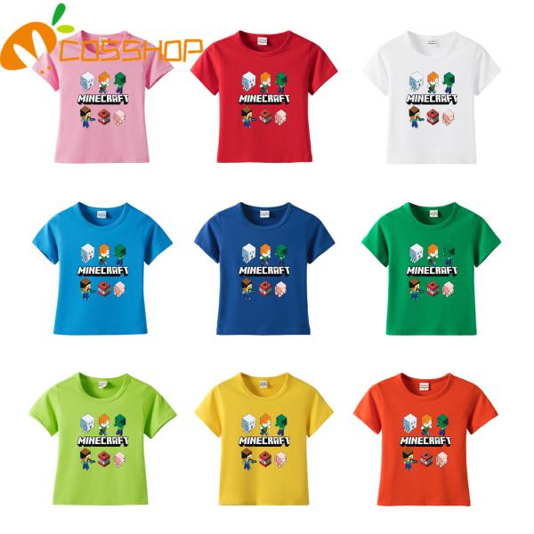 Minecraftマインクラフト　2023 夏Tシャツ　男の子 子供服 半袖