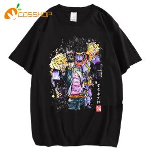 ジョジョの奇妙な冒険 風 Tシャツ　コットンコスプレ衣装 イベント 演出服 二次会 cosplay イベント アニメ