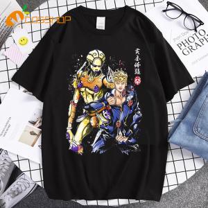 ジョジョの奇妙な冒険 風 Tシャツ コットンコ...の詳細画像3