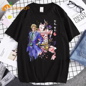 ジョジョの奇妙な冒険 風 Tシャツ コットンコ...の詳細画像4