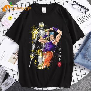 ジョジョの奇妙な冒険 風 Tシャツ コットンコ...の詳細画像5