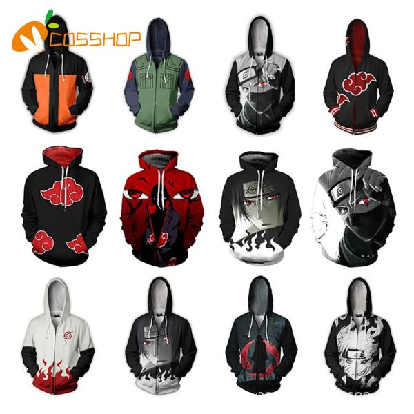 NARUTOナルト 疾風伝　3D デジタルプリントパーカー　コスプレ衣装 イベント 演出服 二次会 ...