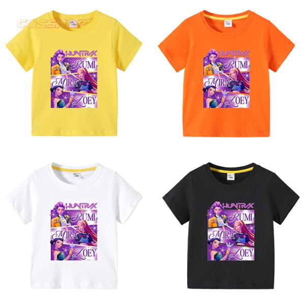 Tシャツ ショットパンツ キッズ トレーナー KPOPガールズ デーモン・ハンターズ 子供用半袖  ...