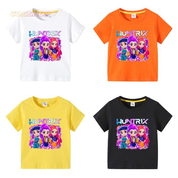 2点セット Tシャツ+ショットパンツ キッズ トレーナー KPOPガールズ デーモン・ハンターズ 子...