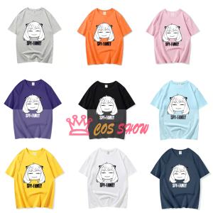 SPY×FAMILY スパイファミリー Tシャツ 大人用  アーニャ・フォージャー 半袖 コットン 多色 cosplay アニメ グッズ 誕生日 プレゼント｜cosshow