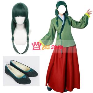 薬屋のひとりごと 猫猫 マオマオ 風 コスプレ衣装 薬師 漢服 cosplay 仮装 ウィッグ靴追加可能 イベント クリスマス ハロウィン ステージ 文化祭 学園祭