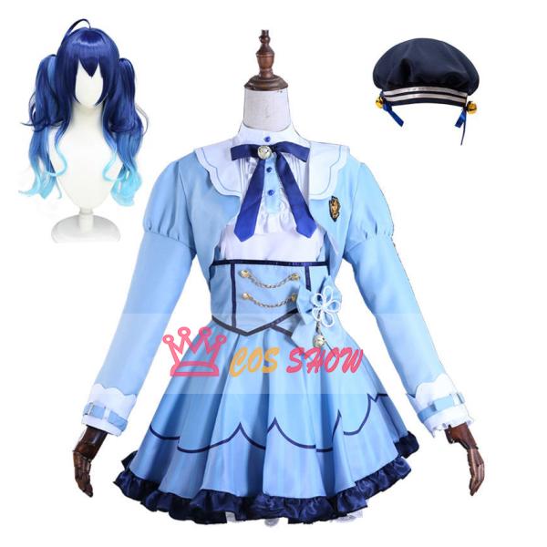 バーチャル VTuber 天宮こころ コスプレ衣装 帽子付き ウィッグ追加可能 cosplay 仮装...