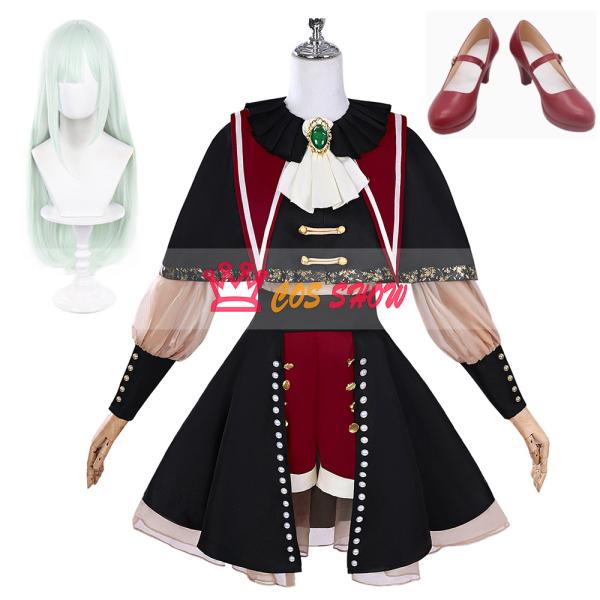 BanG Dream バンドリ Ave Mujica 若葉睦 コスプレ衣装 cosplayウィッグ靴...