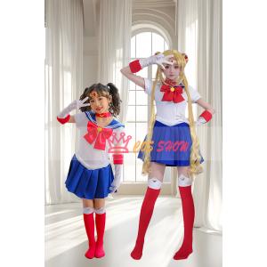 美少女戦士セーラームーン風コスプレ衣装 月野うさぎ cosplay 子供用 大人用 仮装 イベント ハロウィン 学園祭 パーティー アニメ 文化祭 撮影用 プレゼント