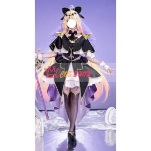名探偵プリキュア キュアアルカナ・シャドウ 森亜るるか コスプレ衣装 ウィッグ 靴追加可 cosplay 仮装 イベント クリスマス ハロウィン ステージ 文化祭 学園祭