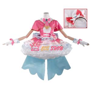 名探偵プリキュア キュミスティック 小林みくる コスプレ衣装 ウィッグ 靴追加可 cosplay 仮装 イベント クリスマス ハロウィン ステージ 文化祭 学園祭