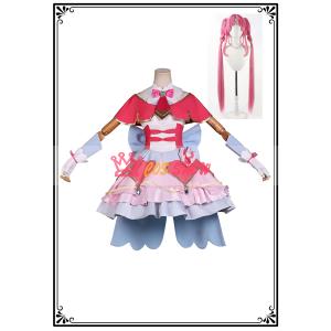 名探偵プリキュア キュミスティック 小林みくる コスプレ衣装 ウィッグ 靴追加可 cosplay 仮装 イベント クリスマス ハロウィン ステージ 文化祭 学園祭