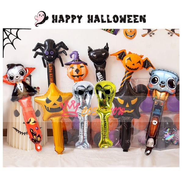 ハンドバルーン ハロウィン 手持ち アルミバルーン 子供 大人 パーティー 店舗 ギフト プレゼント...