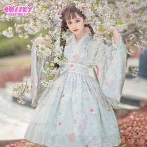 ロリータ Lolita ワンピース 和風 さくら 女性 おしゃれ