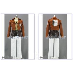 コススター 進撃の巨人 エレン イェーガー 調査兵団風 コスプレ衣装  【男女XS〜XXXLサイズ ...