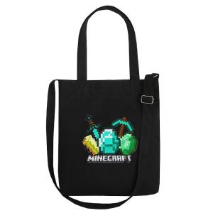 お出かけトートバッグ Minecraft マインクラフト マイクラ グッズ 鞄 カバン レディース メンズ キッズ 子供 子ども Mob クリーパー Creeper ゲームキ