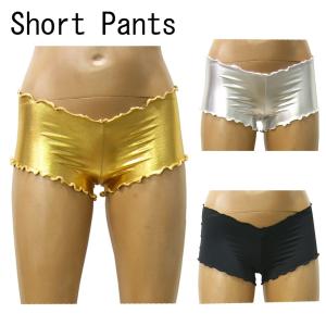 レッグアベニュー Leg Avenue ダンス衣装 パンツ ショートパンツ ショーパン ホットパンツ シルバー