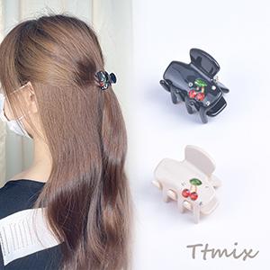 バンスクリップ ヘアアクセサリー さくらんぼ 2.5×3.3cm（1ヶ）｜costumehouse