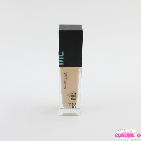 メイベリン フィットミー リキッド ファンデーション R #103 明るい肌色 30ml 残量多 C...