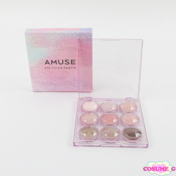 AMUSE アイカラーパレット #02 クールローズ ※使用期限：2026.04.03 未使用 H1...