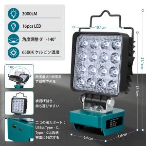 マキタ 18V ライト ワークライト LED ...の詳細画像2