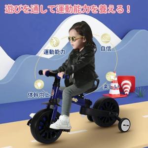 爆買 NADLE 3IN1 三輪車 ペダル無し...の詳細画像3