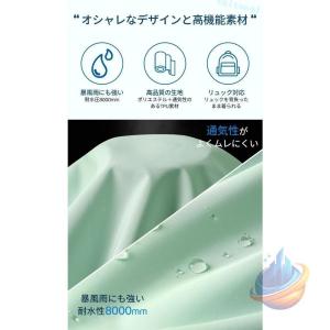 レインコート キッズ 上下 セパレート ランド...の詳細画像2