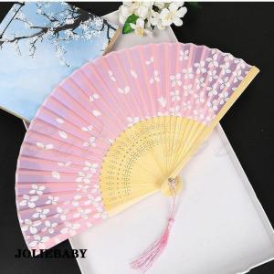 扇子 レディース ギフト 花柄 竹製 変色 紫...の詳細画像5