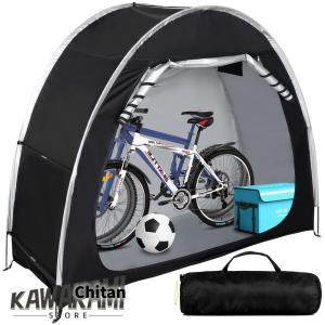サイクルガレージ 2台自転車置き場 テント サイクルハウス サイクルポート UV加工シート・遮熱・撥水 家庭用 アウトドア 戸外 携帯可 DIY 物置 収納庫2026