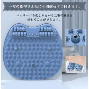 足ツボマット 足ツボ押し ローラー付き マッサ...の詳細画像2