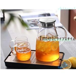 キッチン用品 耐熱ガラス 麦茶ポット ガラスピ...の詳細画像3