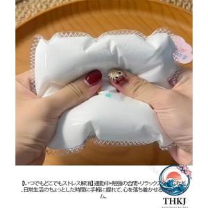 水感 スクイーズ 大福 雪だるま型 スクイーズ...の詳細画像2