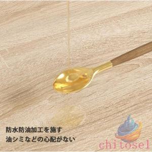テーブルクロス 木目調 レザーマット テーブル...の詳細画像3