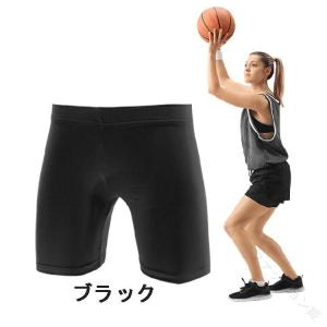 スポーツウェア インナーパンツ バスケ ズボン 3分丈 速乾 女性専用 夏用 12カラー ストレッチ レディース ジュニア キッズ 防寒