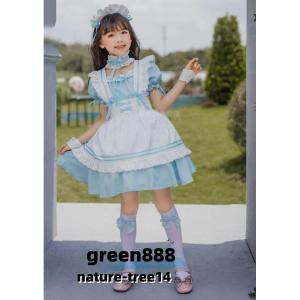 子供メイド服 子どもワンピース 女の子コスチュ...の詳細画像2