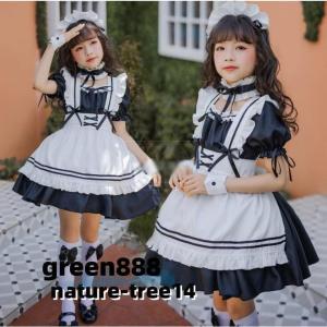 子供メイド服 子どもワンピース 女の子コスチュ...の詳細画像3
