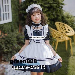 子供メイド服 子どもワンピース 女の子コスチュ...の詳細画像5