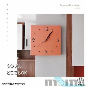 壁掛け時計 両面壁時計 インテリア 静音 壁掛...の詳細画像3