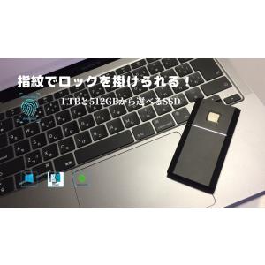 SSD外付け 1TB 指紋認証 小型高速 モバ...の詳細画像2