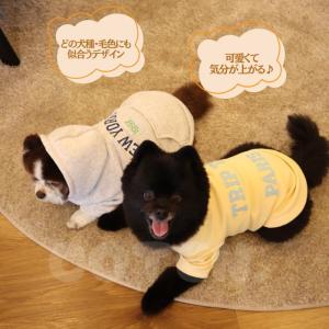 犬 冬服 トレーナー パーカー 着せやすい ボ...の詳細画像4