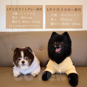 犬 冬服 トレーナー パーカー 着せやすい ボ...の詳細画像5