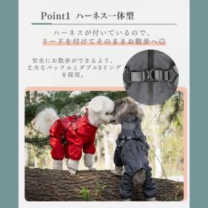 【￥2480~】犬 レインコート ハーネス付き...の詳細画像5