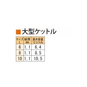 アカオアルミ 大型ケットル 10L 【送料込、...の詳細画像1
