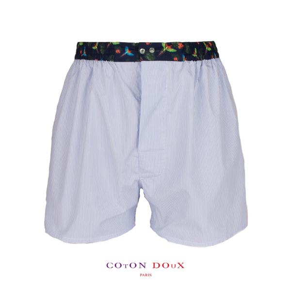 Coton Doux （コトンドゥ） トランクス 可愛い お洒落  高級 フェニックス ストライプ ...